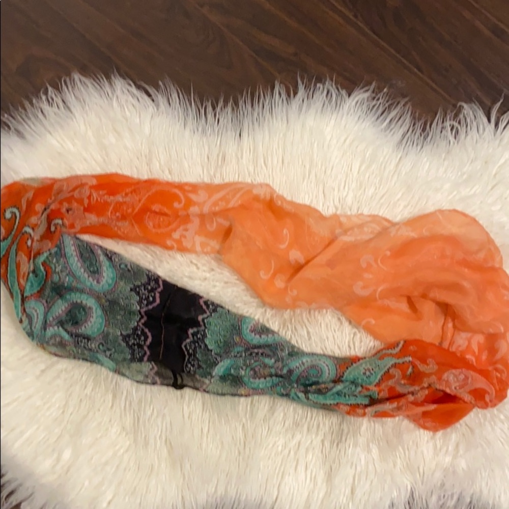 Infinity scarf.